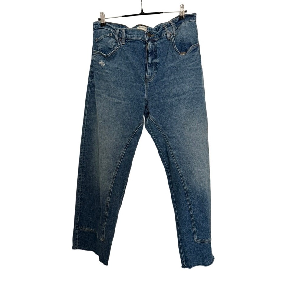 We The Free‎ Free People Women Risk Taker Raw Hem Jeans Size 32